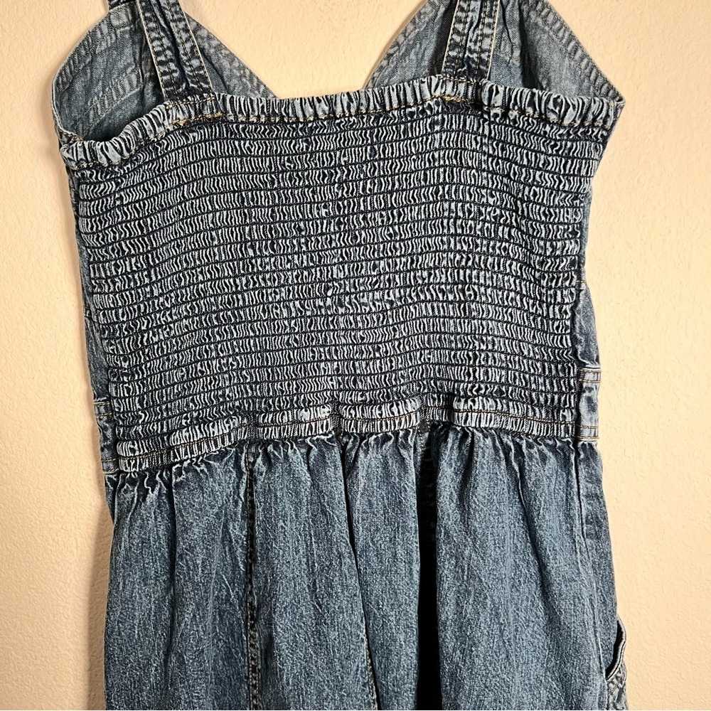 Japna Blue Denim Dress Stretch Back - Picture 7 of 11